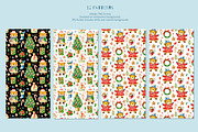 Christmas tigers. New Year cute set., an Animal Illustration by babenkoirusa (Thumbnail 10 of 17)