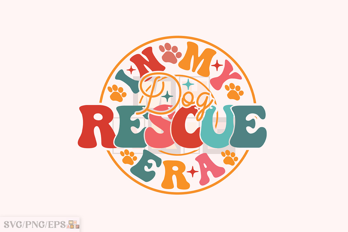 In My Dog Rescue Era SVG T-shirt, a Graphic by mh_arif (Photo 2 of 3)