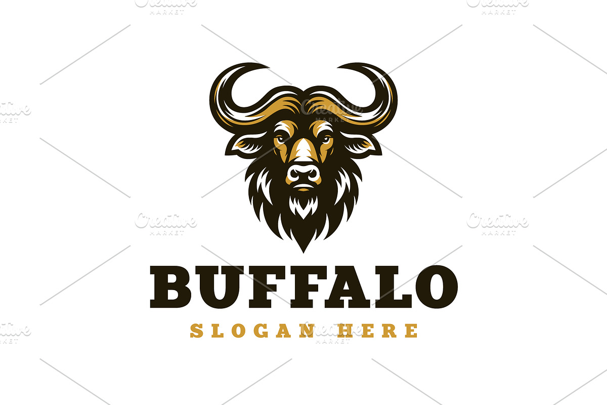 Buffalo Head Logo, a Branding & Logo Template by Pixes (Photo 1 of 3)