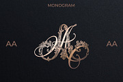 AA Wedding Monogram Logo, a Branding & Logo Template by LogoAV (Thumbnail 1 of 11)