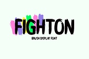 Fighton Typeface, a Handwritten Font by Seemly Fonts (Thumbnail 1 of 5)