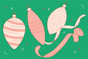 Christmas Decorations Vector, a Decorative Illustration by TheFoodAtlas (Thumbnail 8 of 19)