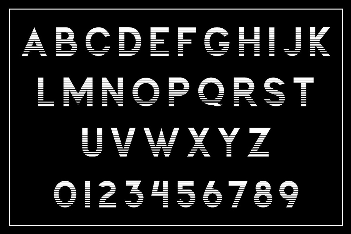 Champion Typeface preview 4