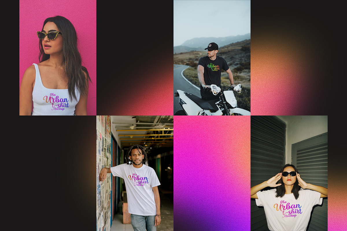 Urban T-Shirt Mockups, a Shirt Mockup by SPACECAKE (Photo 7 of 7)