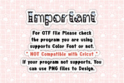 Paws Nani Colors OTF PNG SVG, a Symbol Font by DREAMs Soul G. (Thumbnail 4 of 5)