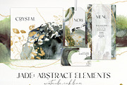 JADE Green watercolor backgrounds, a Texture Graphic by Yuliya Derbisheva (Thumbnail 12 of 13)