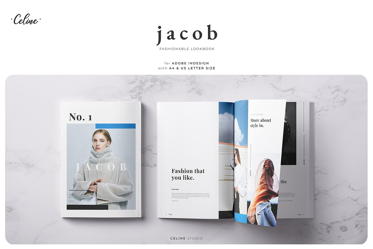JACOB Fashionable Lookbook, a Magazine Template by Celine Studio (Photo 1 of 9)