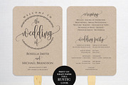 Wedding Program Fan SHR380, an Invitation Template by Shafura_Wedding (Thumbnail 2 of 5)