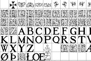 1584 Rinceau Initials, a Font by GLC Foundry (Thumbnail 3 of 3)