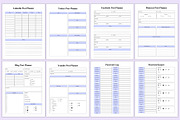 2025 Social Media Planner For Canva, a Stationery Template by Shumaya (Thumbnail 4 of 7)