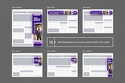 Web Banner Mockup Layout Set, a Mockup by Avelina Studio (Thumbnail 2 of 5)
