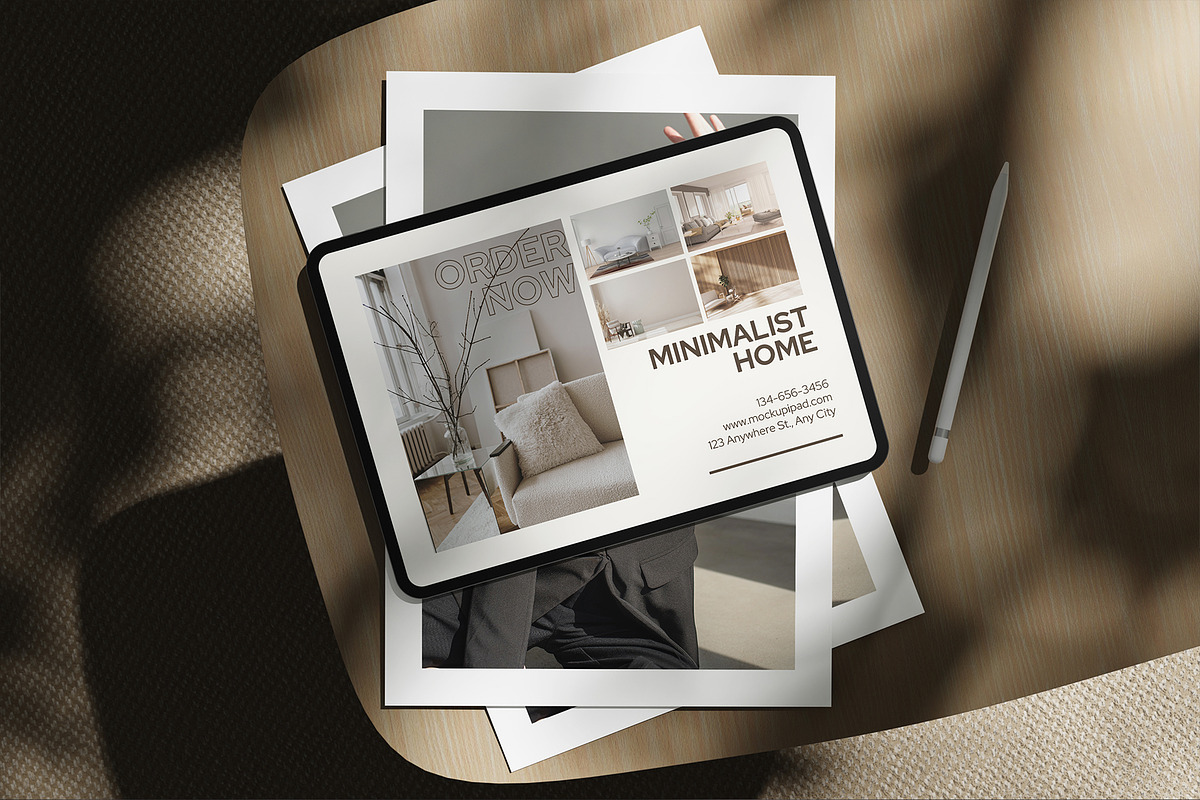 Ipad Pro Mockup, an iPad Mockup by Symie Design (Photo 2 of 4)