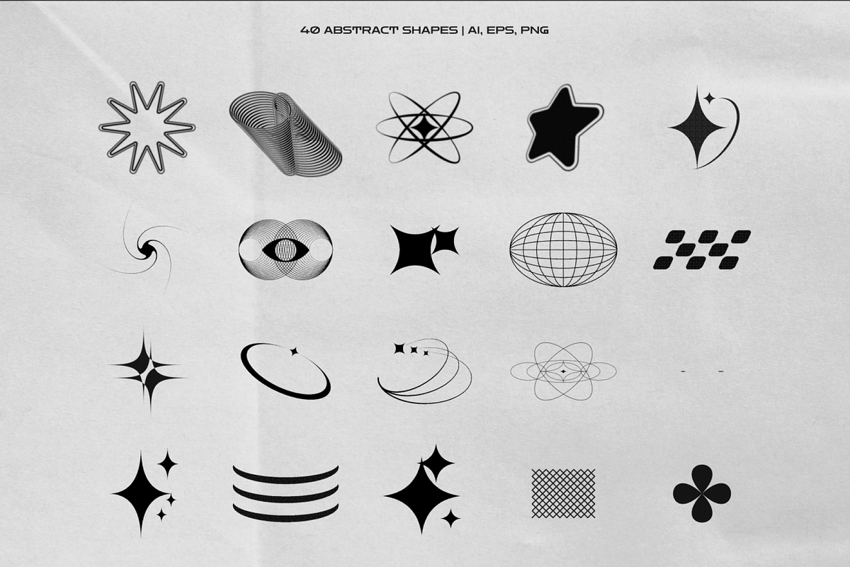 Bitmap Brutalist Shapes, an Object Graphic by Promo Graphics (Photo 3 of 7)