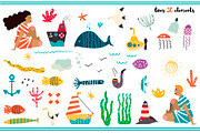 Dream about sea set, an Illustration by Kotozoid (Thumbnail 2 of 11)
