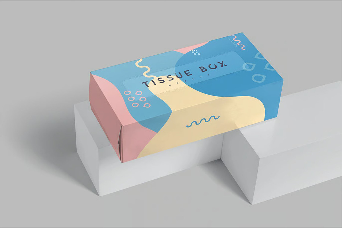 Tissue Box Mockup, a Product Mockup by megostudi0 (Photo 3 of 7)