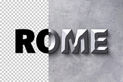 Rough Silver Steel Text Effect, a Layer Style Add-On by Design Squad (Thumbnail 2 of 2)