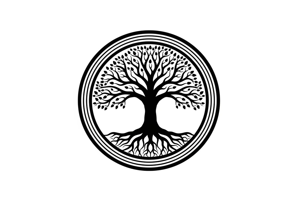 Tree of Life Circle Frame Bundle, an Illustration by Gaye Art (Photo 48 of 51)
