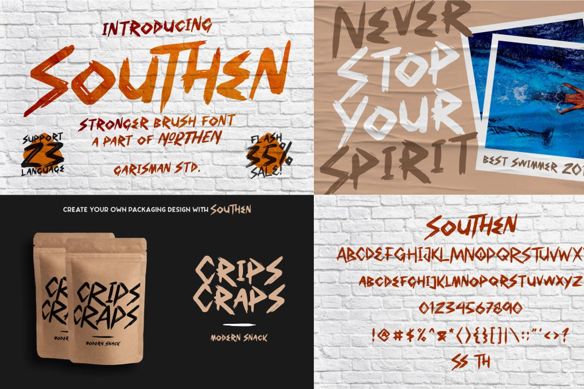 ⚡️BRUSH FONTS COLLECTIONS⚡️ preview 8