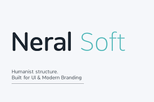 Neral Soft - Humanist Sans