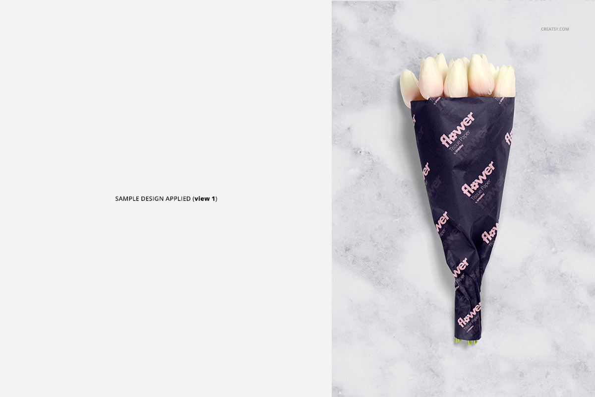 Flower Wrapping Paper Mockup Set, a Pens & Pencil Mockup by creatsy5 (Photo 6 of 19)