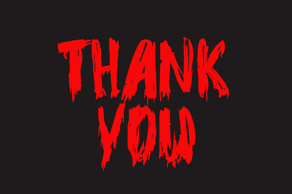 Jeckol Display Horror Brush Font, a Handwritten Font by Maulana Creative (Photo 7 of 7)