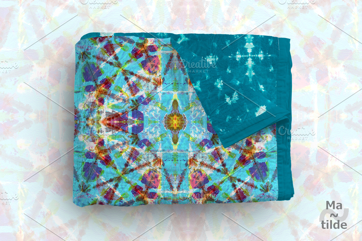 Shibori Tiedye Orizomegami Textures, a Texture Graphic by MatildeGraphics (Photo 10 of 14)
