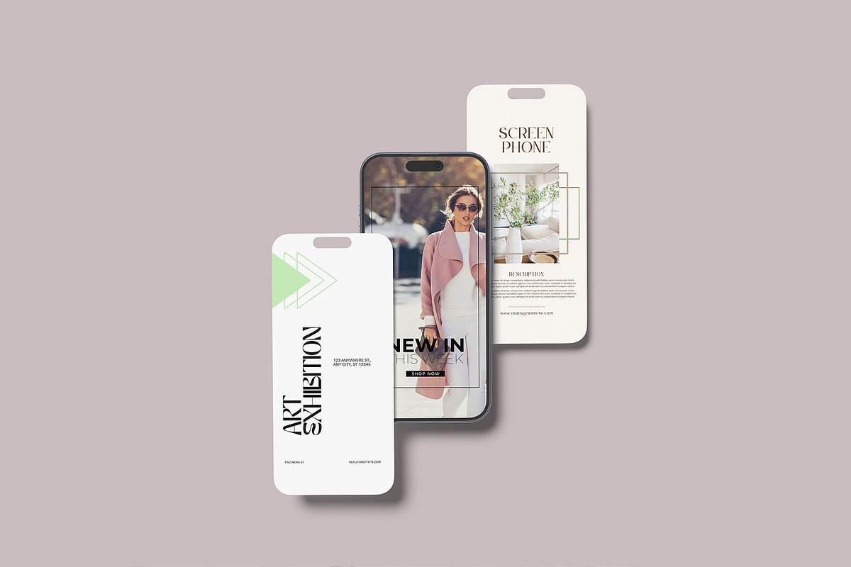 Smartphone Screen Mockup, an iPhone Mockup by lamorastudio (Photo 9 of 11)