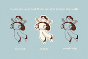 40 Hand-Drawn Café Characters, a Food Illustration by Red Monkey (Thumbnail 4 of 12)
