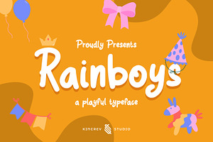 RAINBOYS - A Playful Typeface