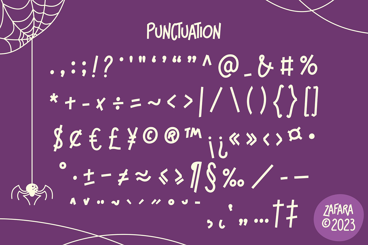Cloriatte - A Fun Typeface, a Sans Serif Font by Zafara Studios (Photo 6 of 9)