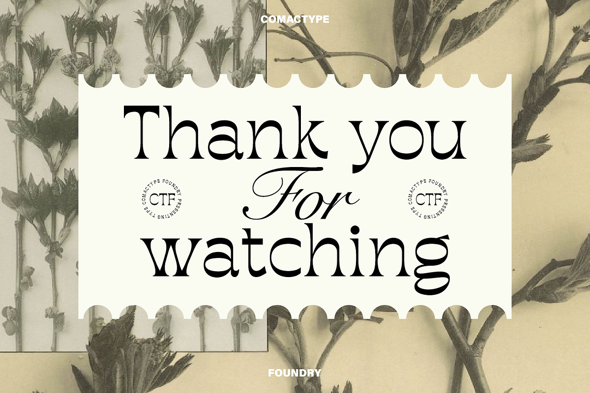 Rompluck - A Display Typeface, a Serif Font by Comactype Foundry (Photo 20 of 20)