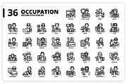 3,600 Icons x3 Styles, an Outline Icon by monkik (Thumbnail 221 of 299)