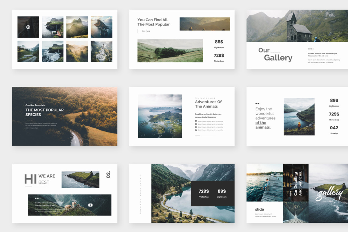 Hikari Creative Google Slide Templat, a Presentation Template by One Percent Studio (Photo 3 of 15)
