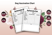 Printable Dog Vaccination Chart KDP, a Graphic by mh_arif (Thumbnail 1 of 2)