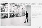 Concrete. Minimalistic HTML Template, a HTML Template by Fastredesign (Thumbnail 8 of 8)