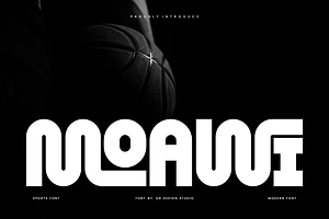 Moawi - Sports Font, a Sans Serif Font by QR Design Studio