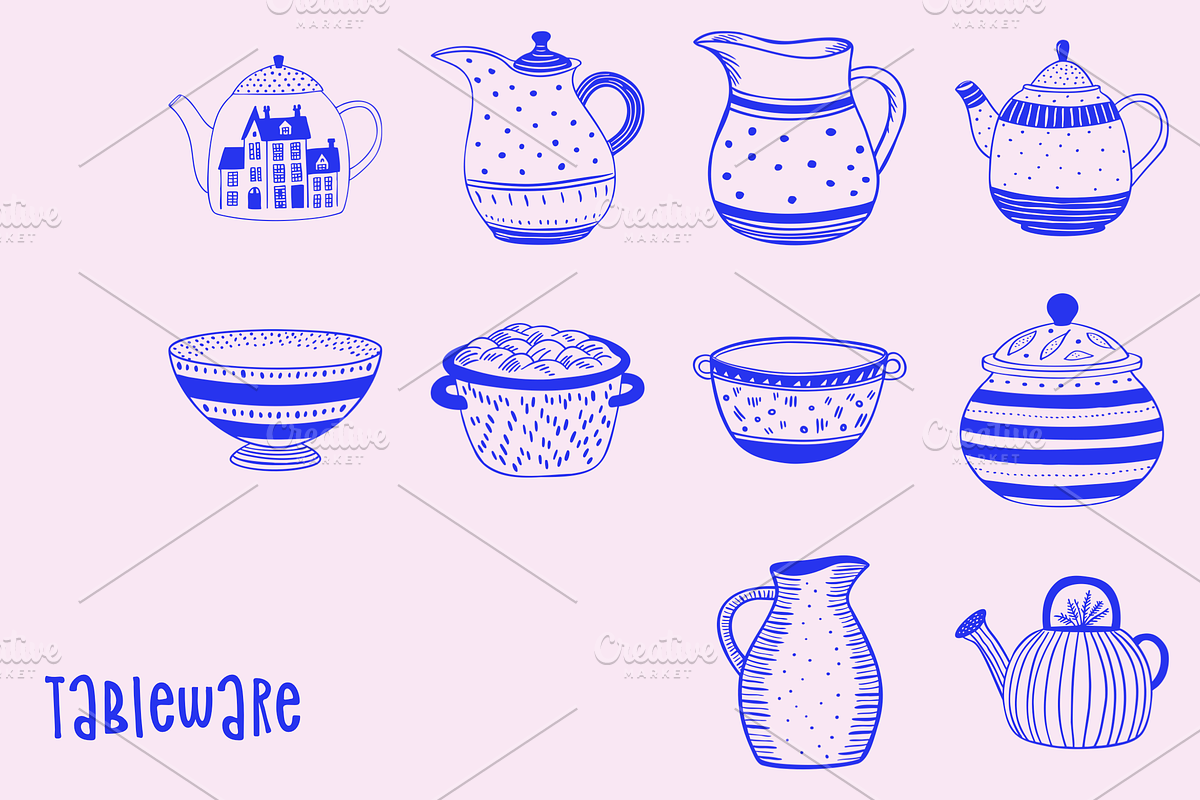 1001 Cute Doodles Bundle, an Object Illustration by Danil Polshin (Photo 54 of 65)