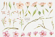 Floral Fantasy Watercolor, a Decorative Illustration by NataliVA (Thumbnail 4 of 4)