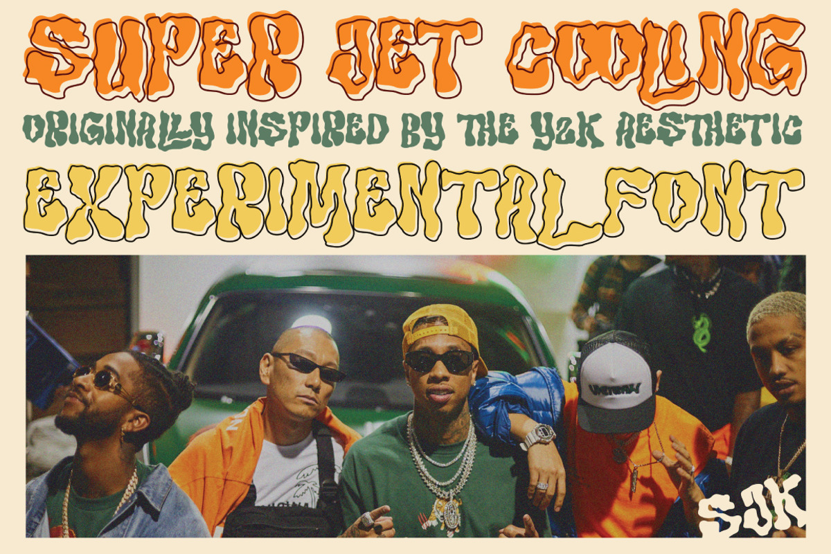 Semulla - Trippy Liquid Font, a Handwritten Font by tebaltipislab (Photo 3 of 10)