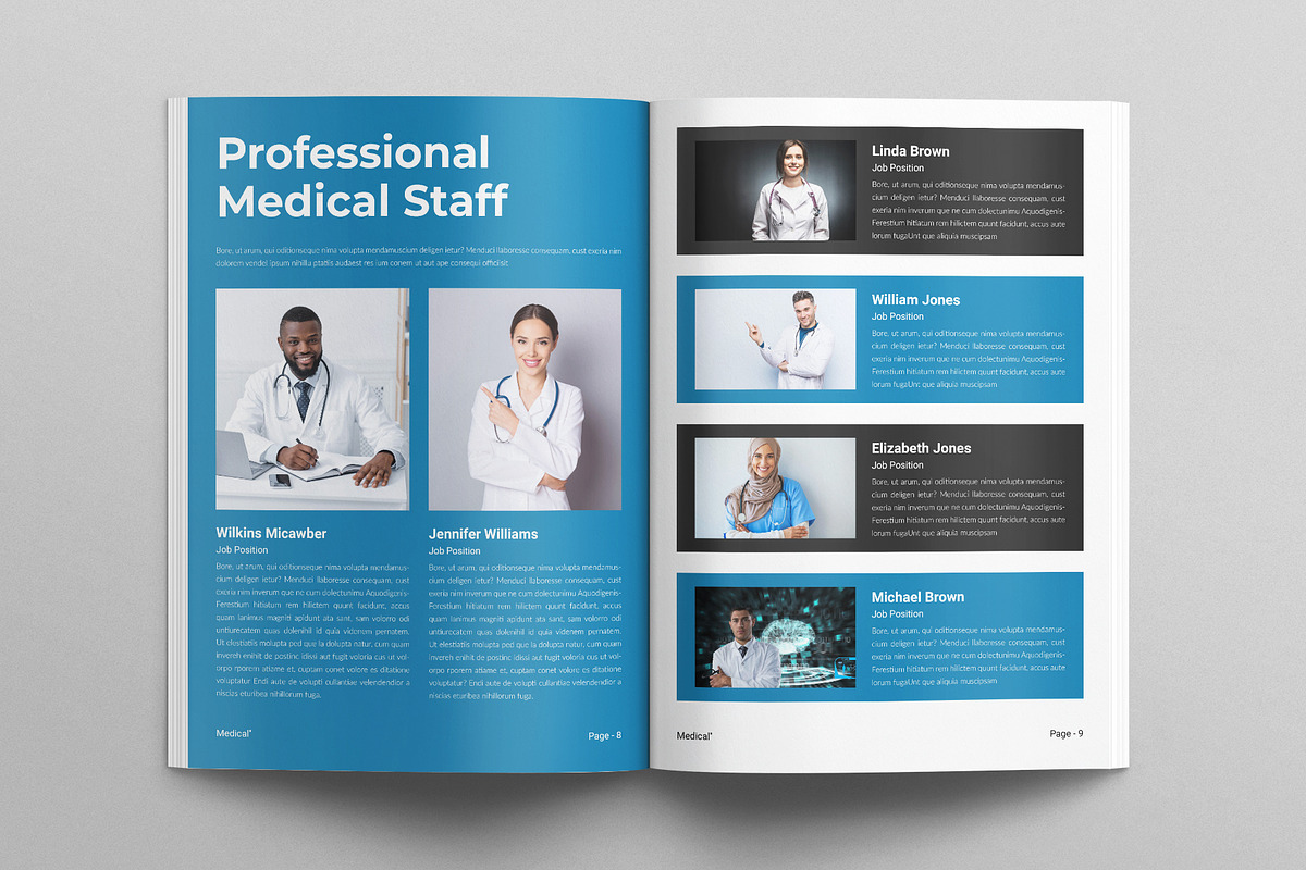 Medical Brochure Template, a Brochure Template by E-Type (Photo 4 of 7)