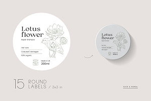 Botanical Label Set