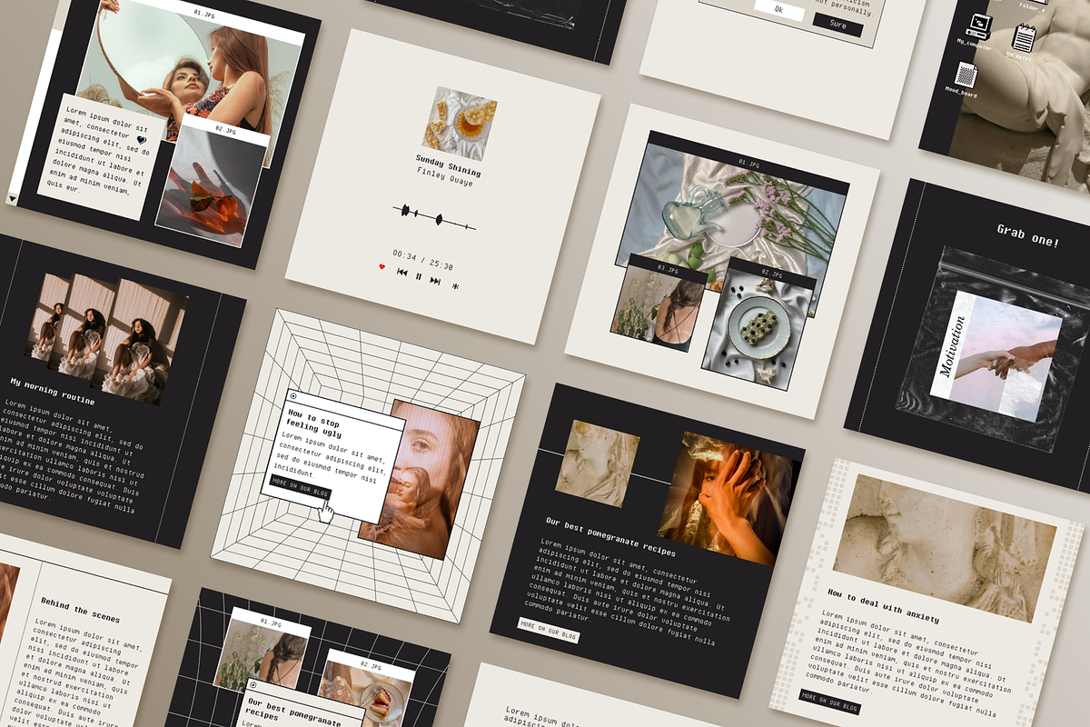 Retro Instagram Template | Canva, a Social Media Template by Bonumo (Photo 12 of 13)