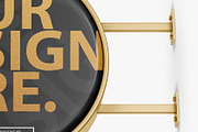 Round Signboard PSD Mockup, a Product Mockup by GreatFruit (Thumbnail 7 of 7)