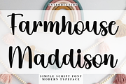 Farmhouse Maddison, a Handwritten Font by FreshTypeINK (Thumbnail 1 of 8)