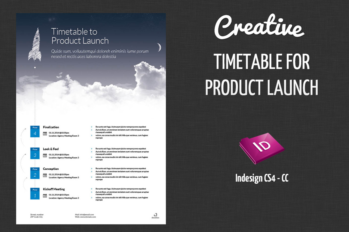 Timetable for Product Launch, a Resume Template by GoodDesignCreation (Photo 1 of 3)