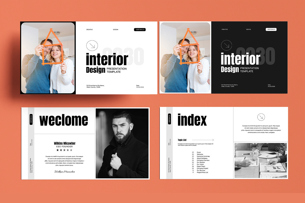 Interior Design Presentation, a Presentation Template by MightyDesign (Photo 2 of 8)