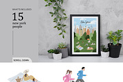 New York Print Creator, Scene, a Person Illustration by AlineArtStore (Thumbnail 8 of 15)