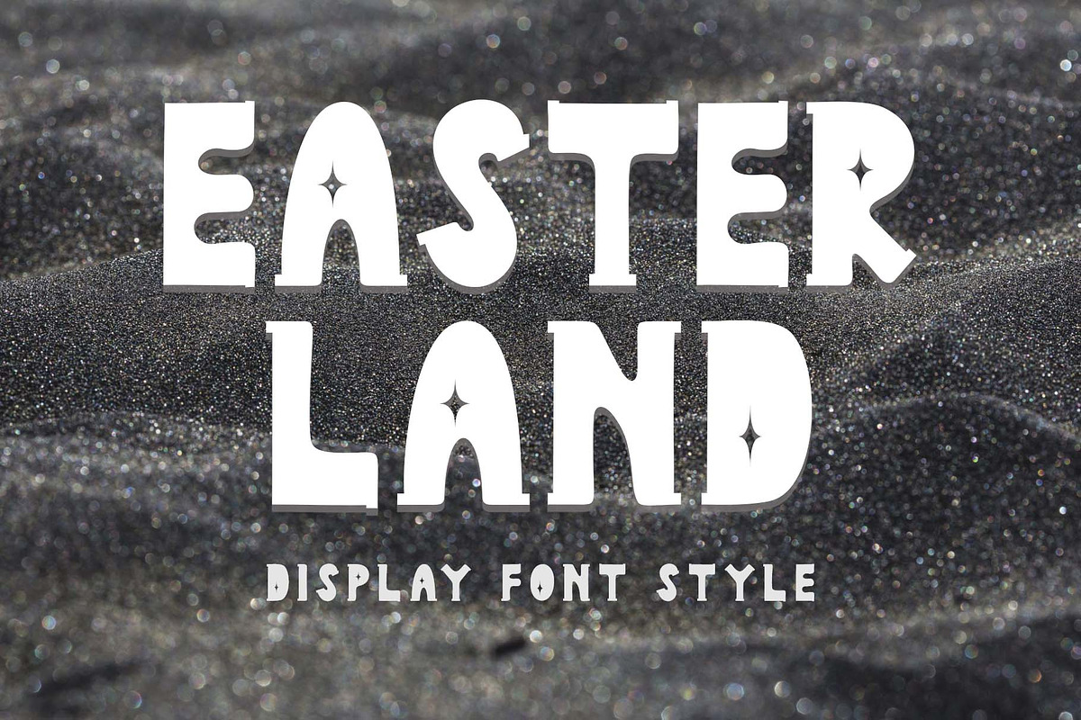 Easter Land, a Blackletter Font by Yoga Letter (Photo 1 of 6)