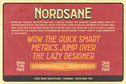 Nordsane - Retro Serif Font, a Serif Font by Snape Design Studio (Thumbnail 2 of 7)