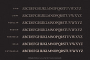 Midnight Edition Complete - 14 Fonts, a Serif Font by Up Up Creative (Thumbnail 5 of 14)